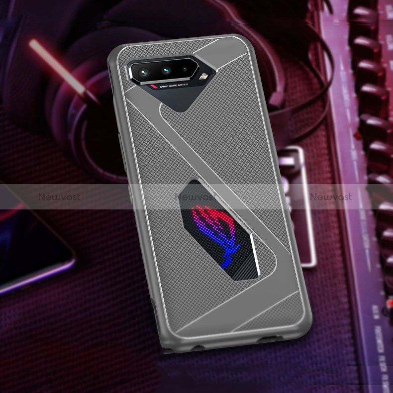 Ultra-thin Silicone Gel Soft Case Cover ZJ1 for Asus ROG Phone 5 Pro