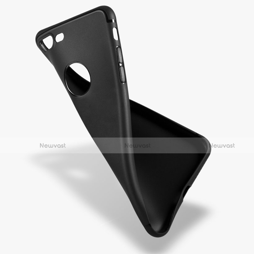 Ultra-thin Silicone Gel Soft Case D04 for Apple iPhone 8 Plus Black