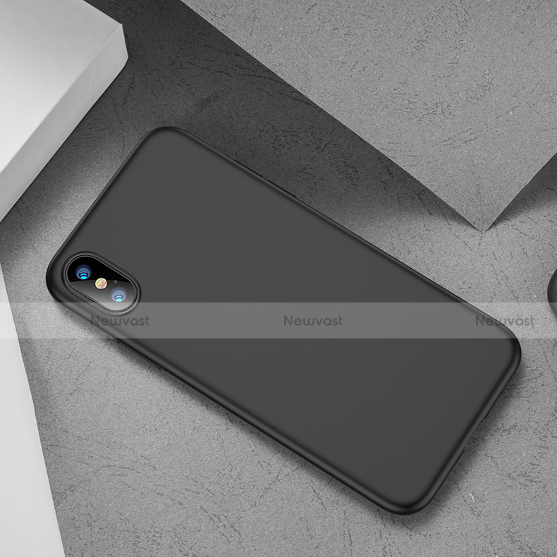 Ultra-thin Silicone Gel Soft Case for Apple iPhone X Black