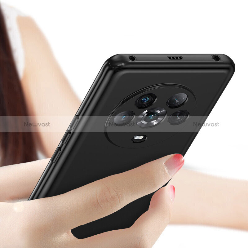 Ultra-thin Silicone Gel Soft Case for Huawei Honor Magic4 5G Black