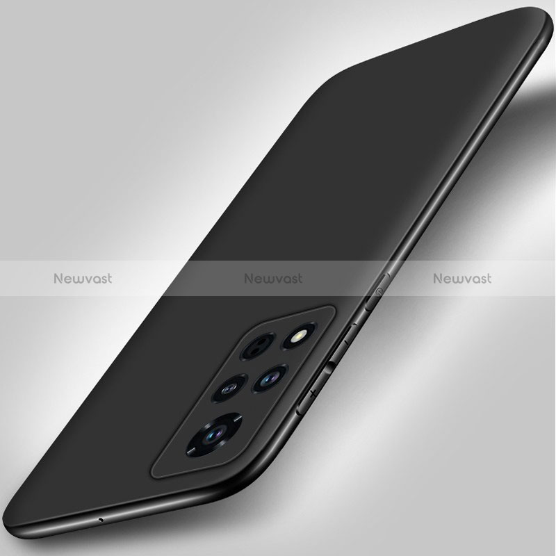 Ultra-thin Silicone Gel Soft Case for Huawei Honor V40 5G Black