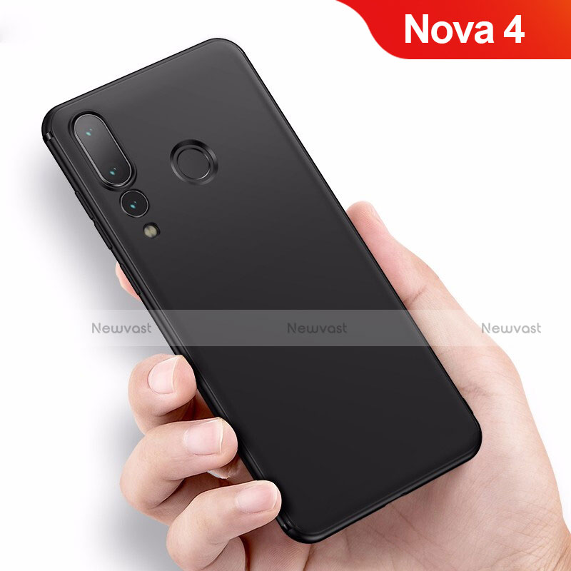 Ultra-thin Silicone Gel Soft Case for Huawei Nova 4 Black