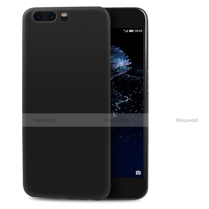 Ultra-thin Silicone Gel Soft Case for Huawei P10 Plus Black