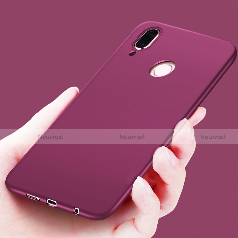 Ultra-thin Silicone Gel Soft Case for Huawei P20 Lite Purple