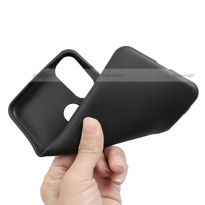 Ultra-thin Silicone Gel Soft Case for Motorola Moto E30 Black