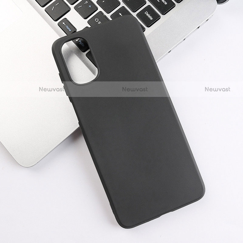 Ultra-thin Silicone Gel Soft Case for Motorola Moto E32s Black