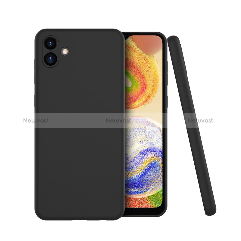 Ultra-thin Silicone Gel Soft Case for Samsung Galaxy A04 4G Black