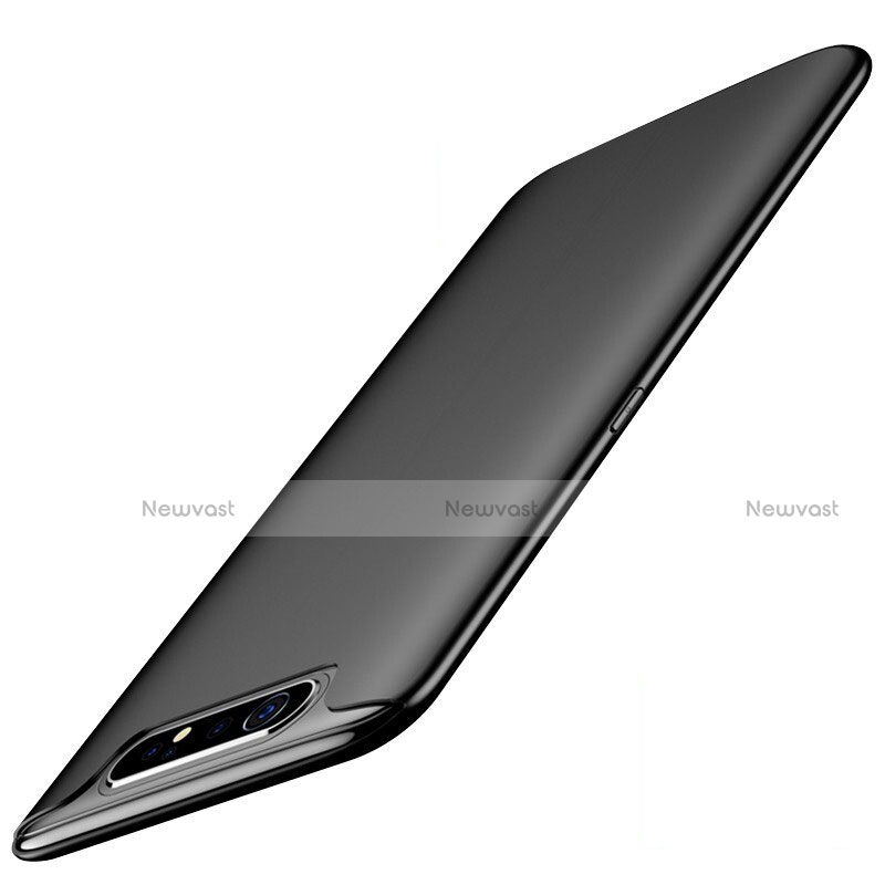 Ultra-thin Silicone Gel Soft Case for Samsung Galaxy A80 Black