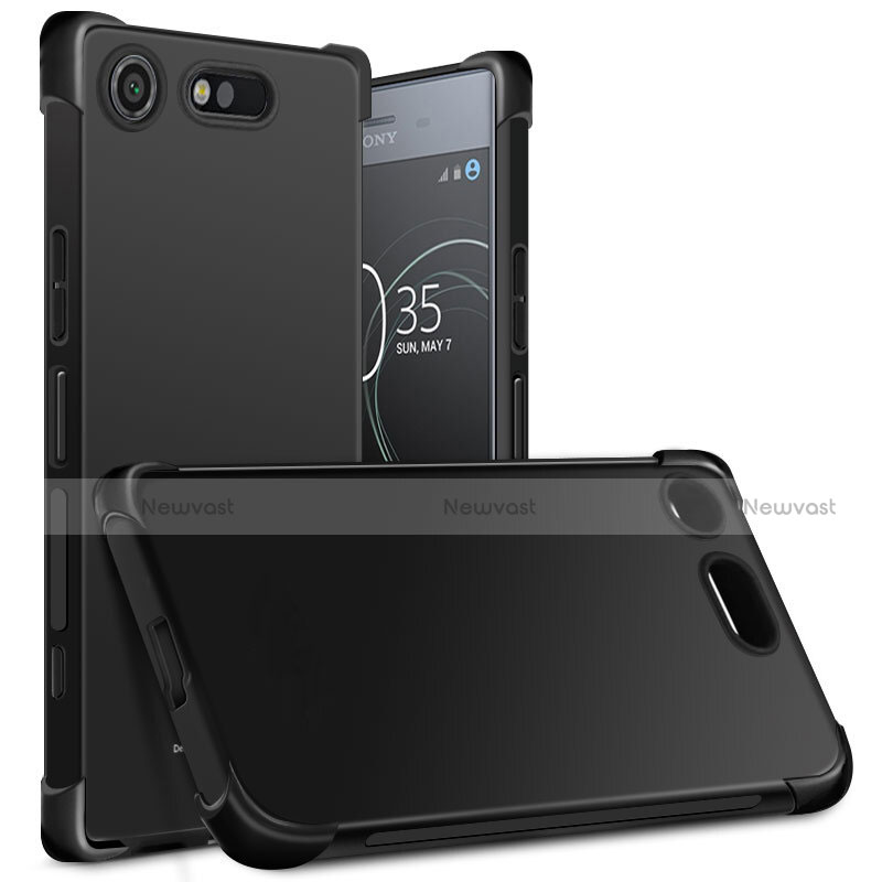 Ultra-thin Silicone Gel Soft Case for Sony Xperia XZ1 Compact Black