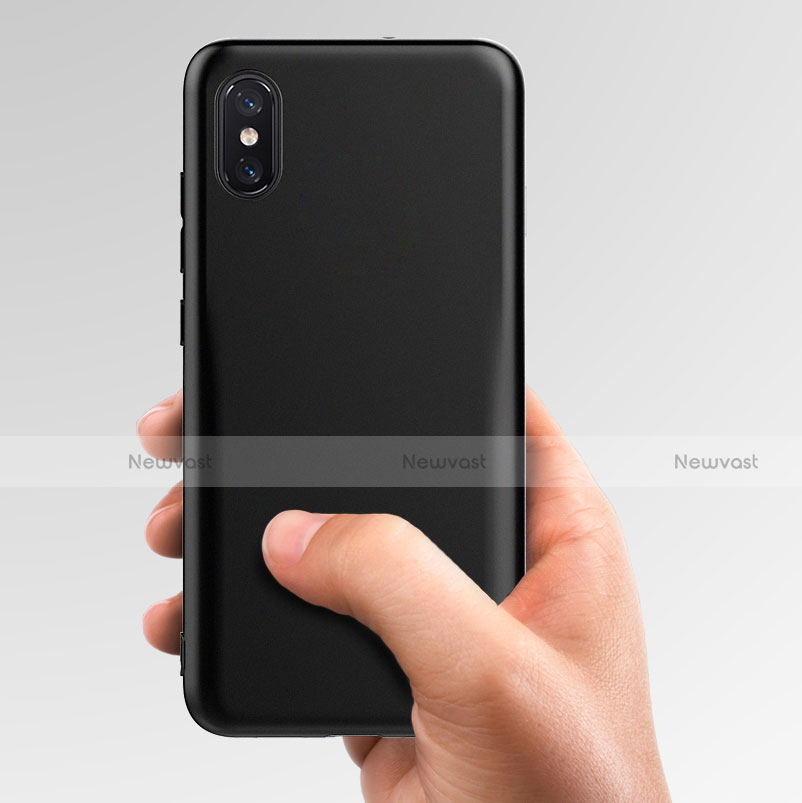 Ultra-thin Silicone Gel Soft Case for Xiaomi Mi 8 Screen Fingerprint Edition Black