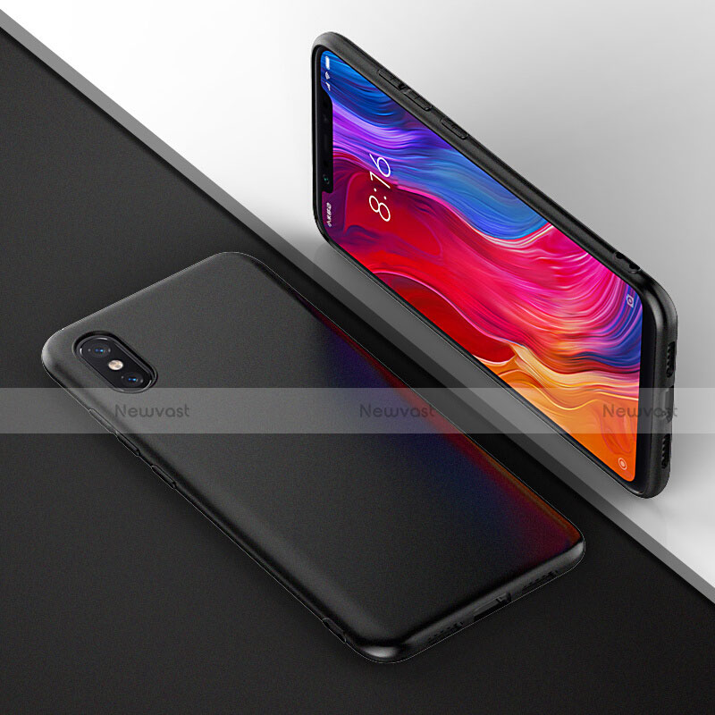 Ultra-thin Silicone Gel Soft Case for Xiaomi Mi 8 Screen Fingerprint Edition Black