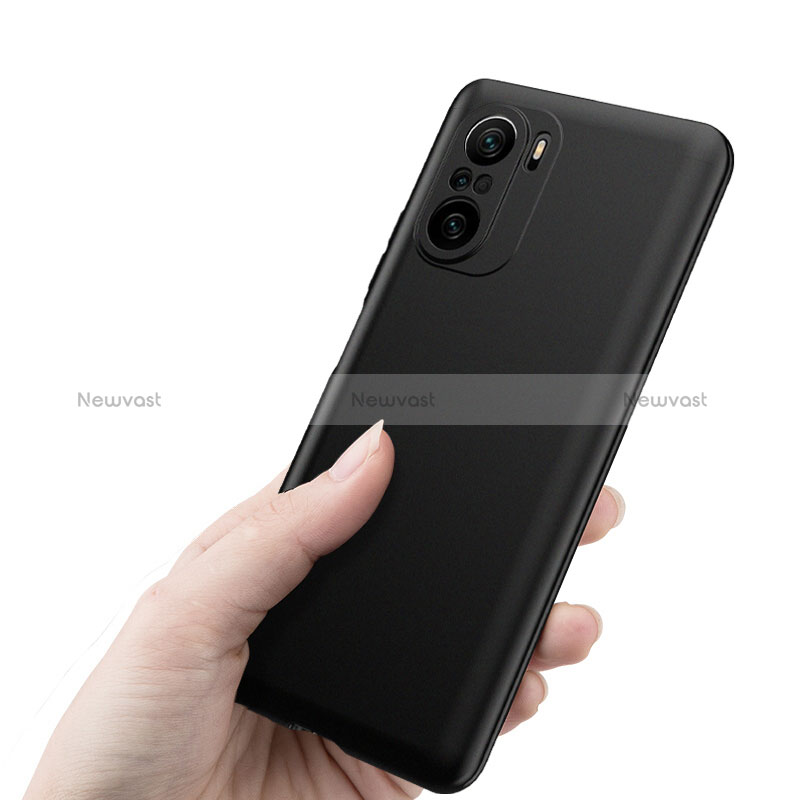 Ultra-thin Silicone Gel Soft Case for Xiaomi Poco F3 5G Black