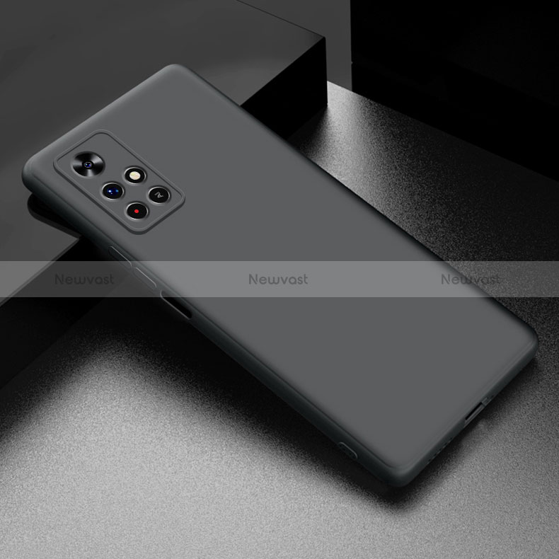 Ultra-thin Silicone Gel Soft Case for Xiaomi Poco M4 Pro 5G Black