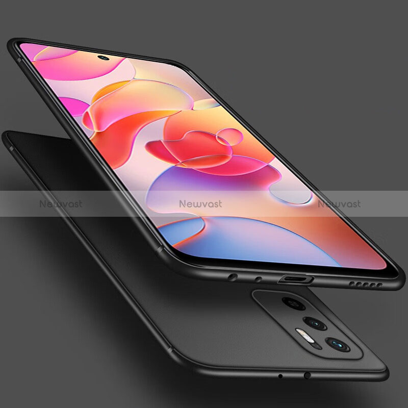 Ultra-thin Silicone Gel Soft Case for Xiaomi Redmi Note 10T 5G Black