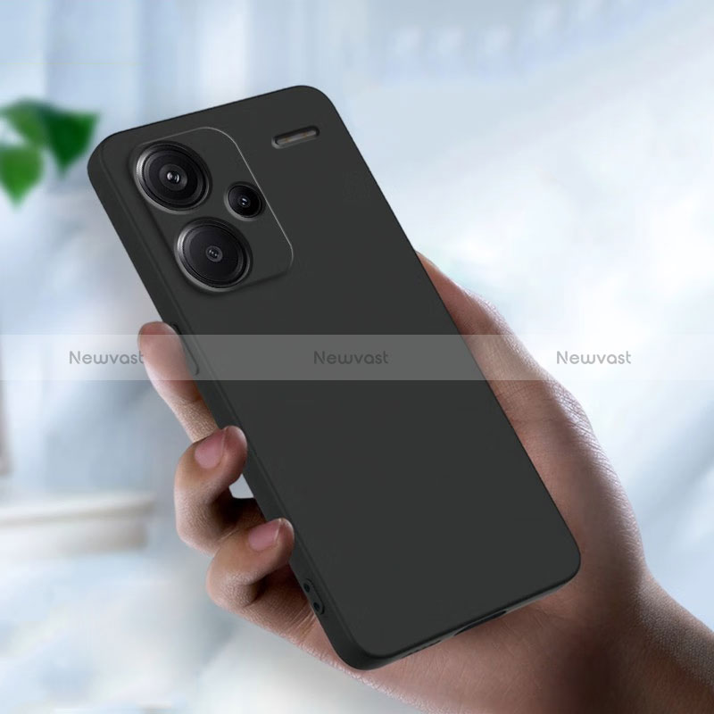 Ultra-thin Silicone Gel Soft Case for Xiaomi Redmi Note 13 Pro+ Plus 5G Black