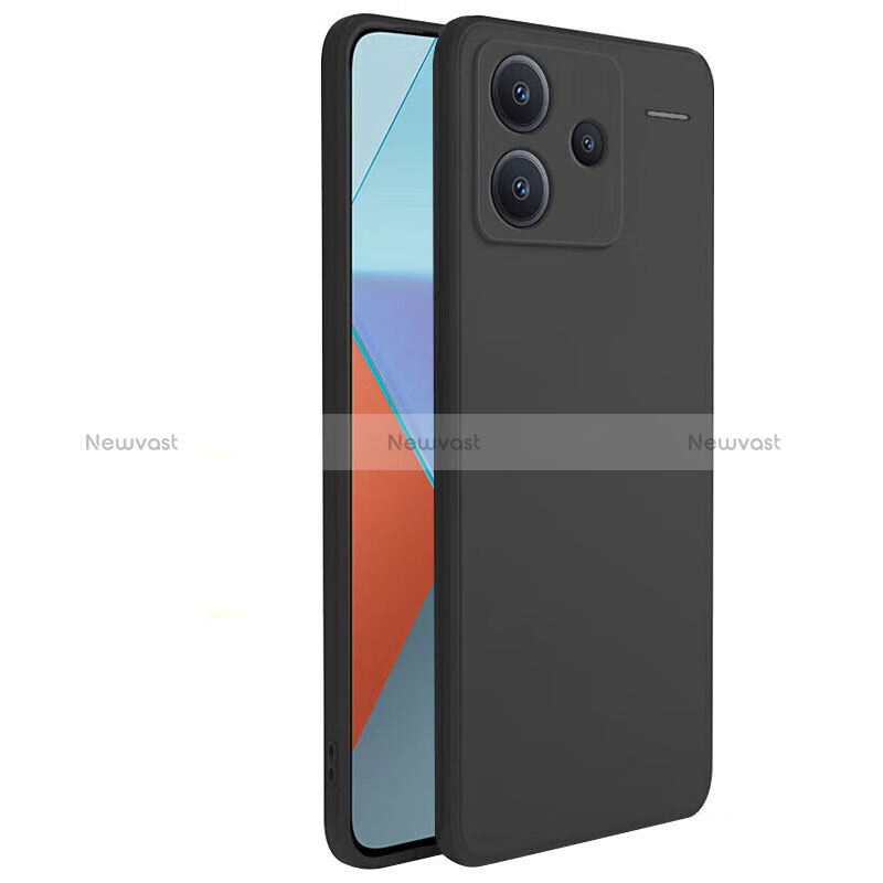 Ultra-thin Silicone Gel Soft Case for Xiaomi Redmi Note 13 Pro+ Plus 5G Black