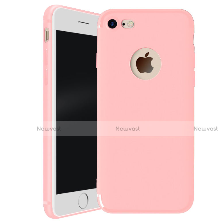 Ultra-thin Silicone Gel Soft Case H01 for Apple iPhone 7 Pink