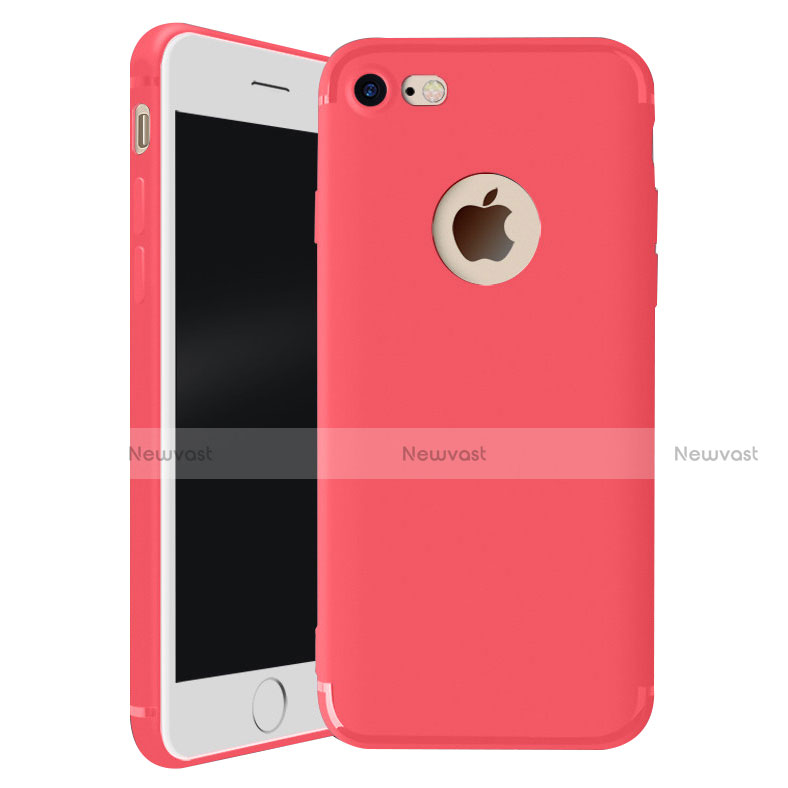 Ultra-thin Silicone Gel Soft Case H01 for Apple iPhone 7 Red