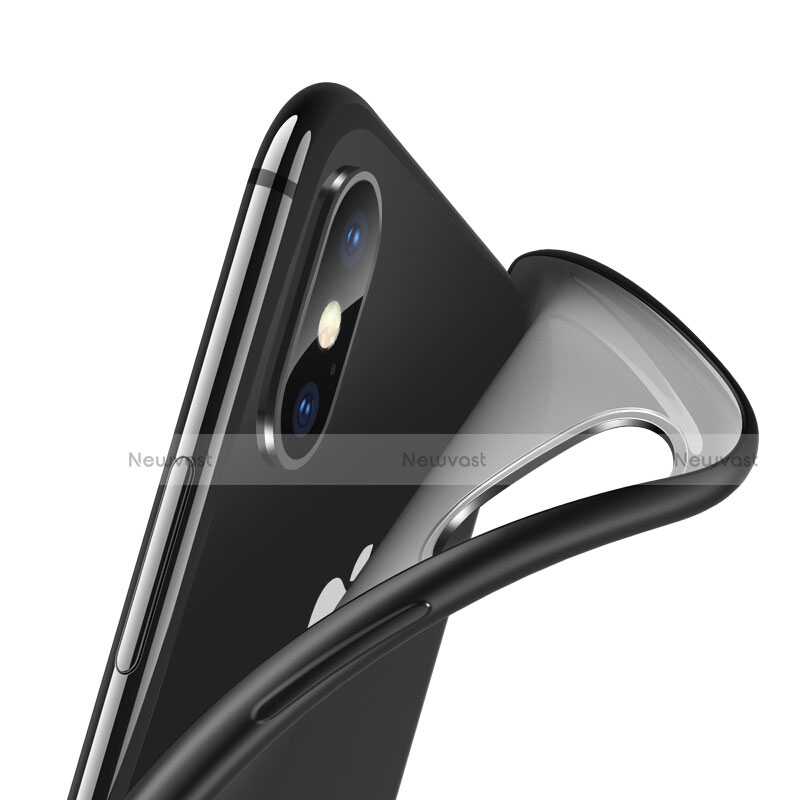 Ultra-thin Silicone Gel Soft Case Q01 for Apple iPhone Xs Black