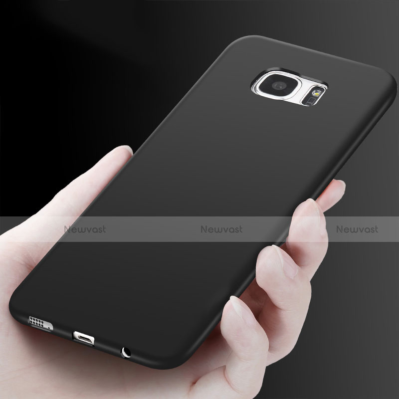 Ultra-thin Silicone Gel Soft Case R03 for Samsung Galaxy S7 Edge G935F Black