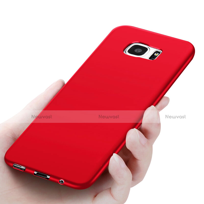 Ultra-thin Silicone Gel Soft Case R06 for Samsung Galaxy S7 Edge G935F Red