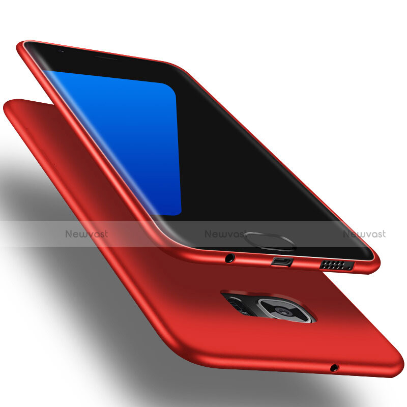 Ultra-thin Silicone Gel Soft Case R06 for Samsung Galaxy S7 Edge G935F Red