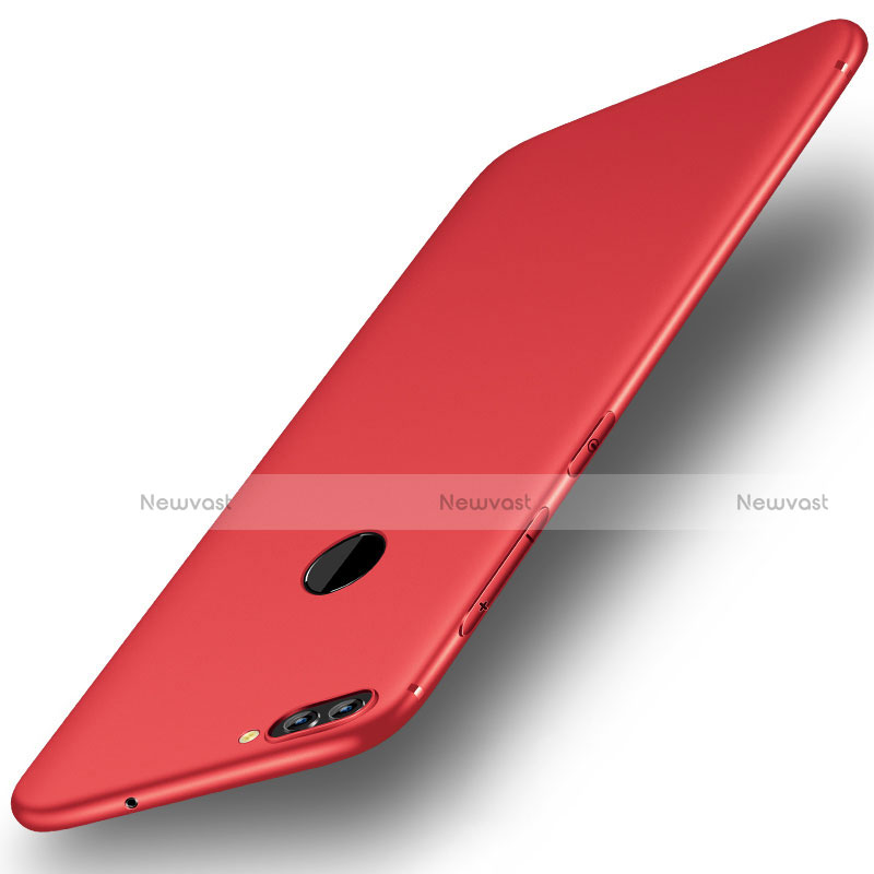 Ultra-thin Silicone Gel Soft Case S01 for Huawei Enjoy 7S Red