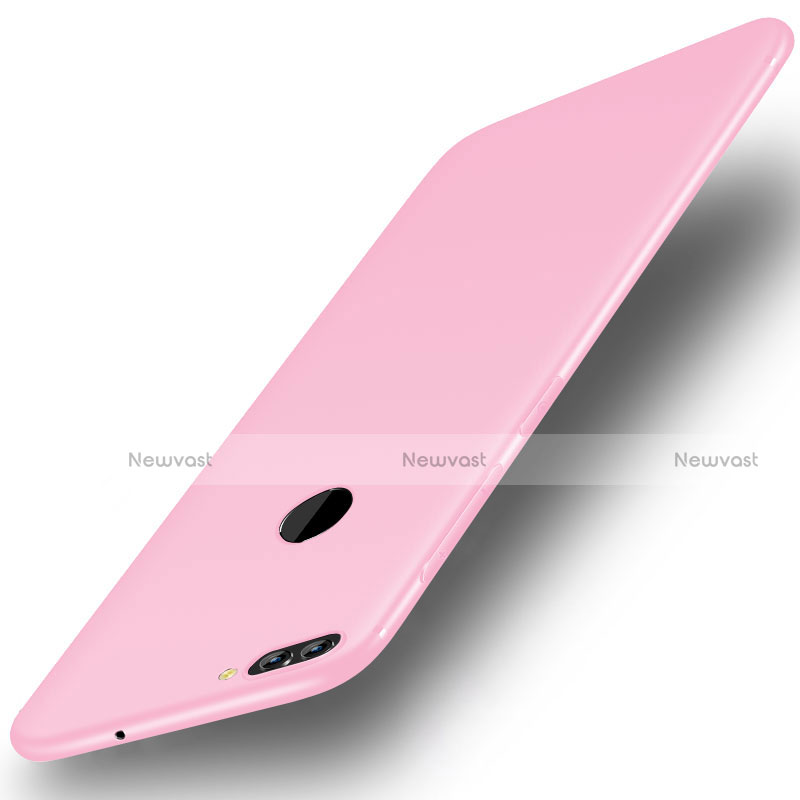 Ultra-thin Silicone Gel Soft Case S01 for Huawei Enjoy 8 Plus Pink