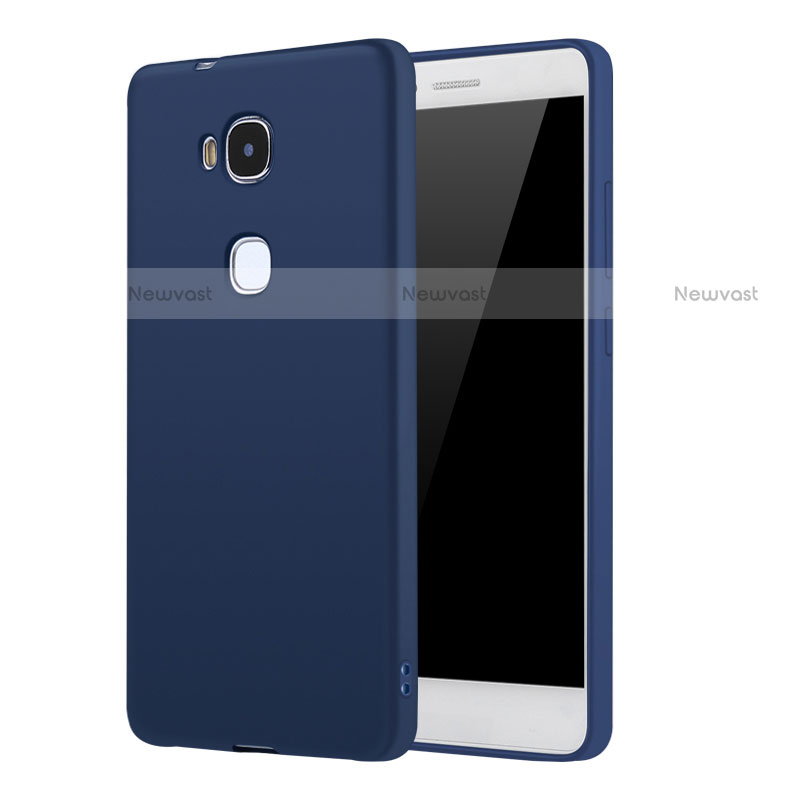 Ultra-thin Silicone Gel Soft Case S01 for Huawei Honor 5X Blue