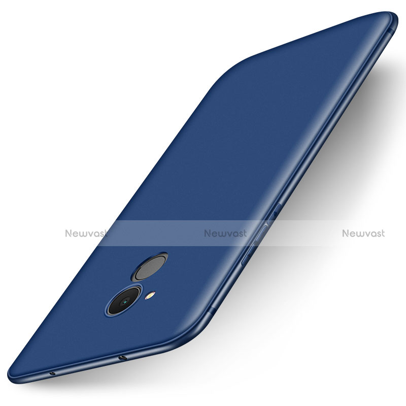 Ultra-thin Silicone Gel Soft Case S01 for Huawei Honor 6C Blue