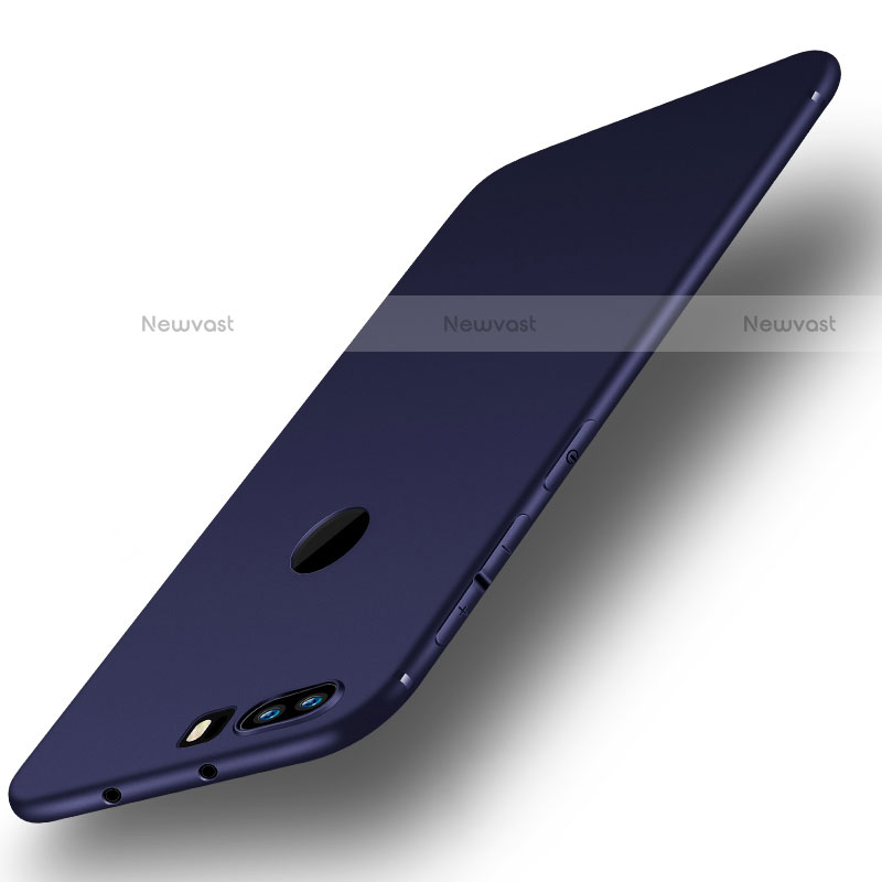 Ultra-thin Silicone Gel Soft Case S01 for Huawei Honor 8 Blue