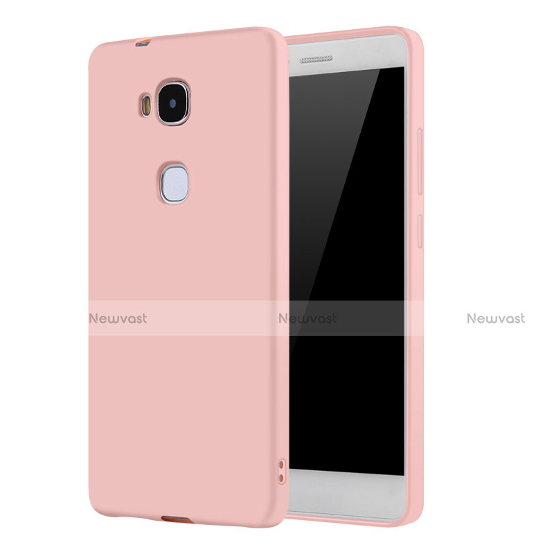 Ultra-thin Silicone Gel Soft Case S01 for Huawei Honor X5 Rose Gold