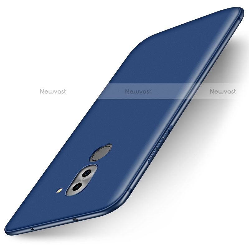 Ultra-thin Silicone Gel Soft Case S01 for Huawei Mate 9 Lite Blue