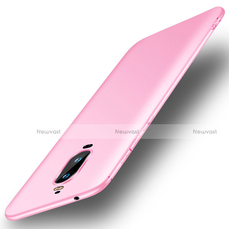 Ultra-thin Silicone Gel Soft Case S01 for Huawei Mate 9 Pro Pink