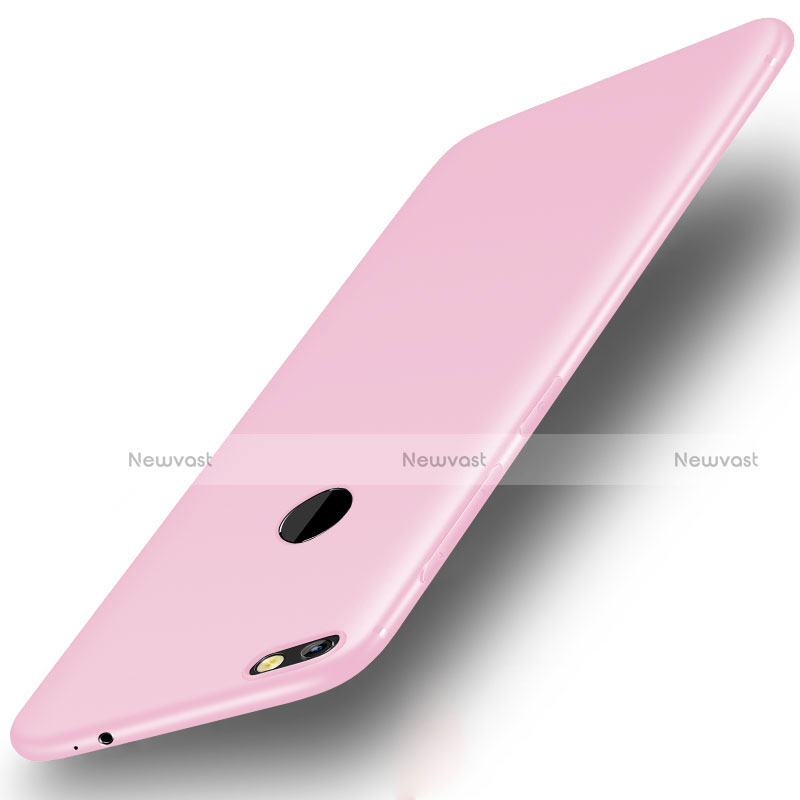 Ultra-thin Silicone Gel Soft Case S01 for Huawei P9 Lite Mini Pink