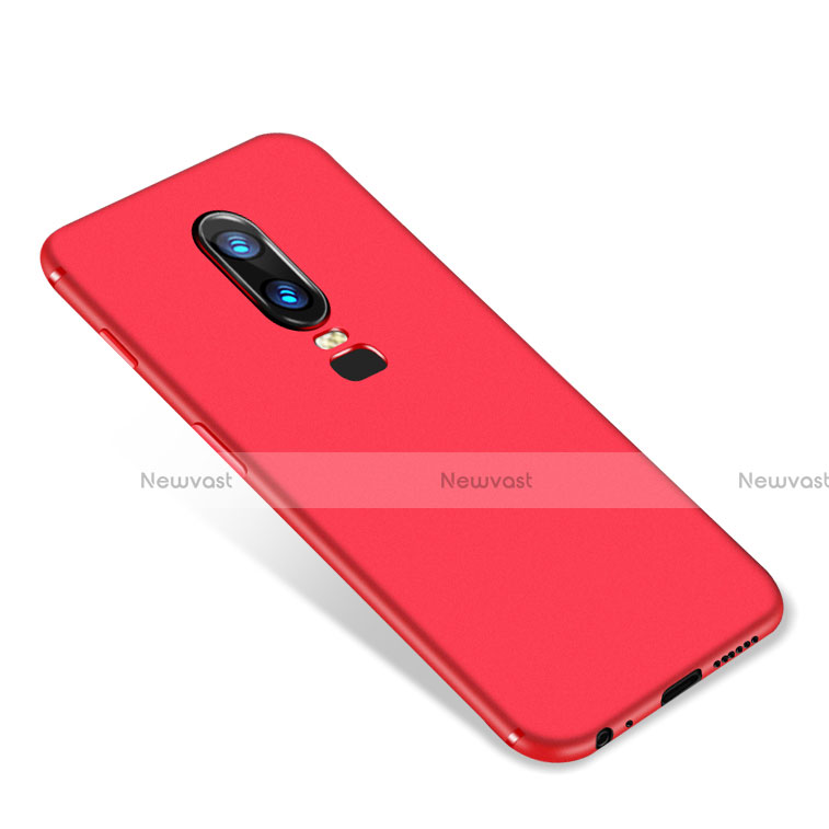 Ultra-thin Silicone Gel Soft Case S01 for OnePlus 6 Red