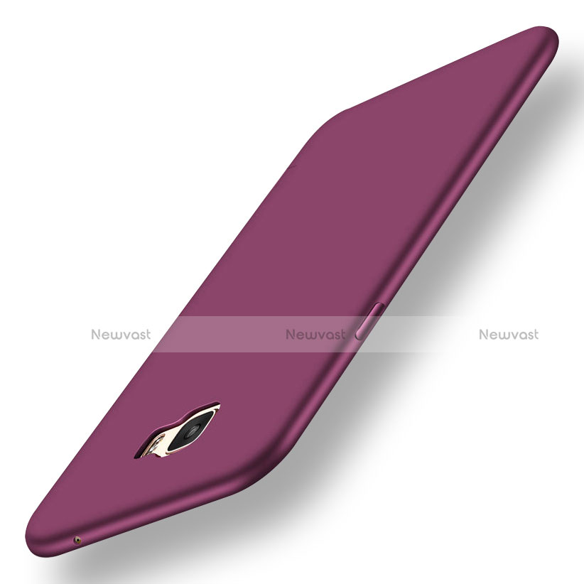 Ultra-thin Silicone Gel Soft Case S01 for Samsung Galaxy C5 Pro C5010 Purple