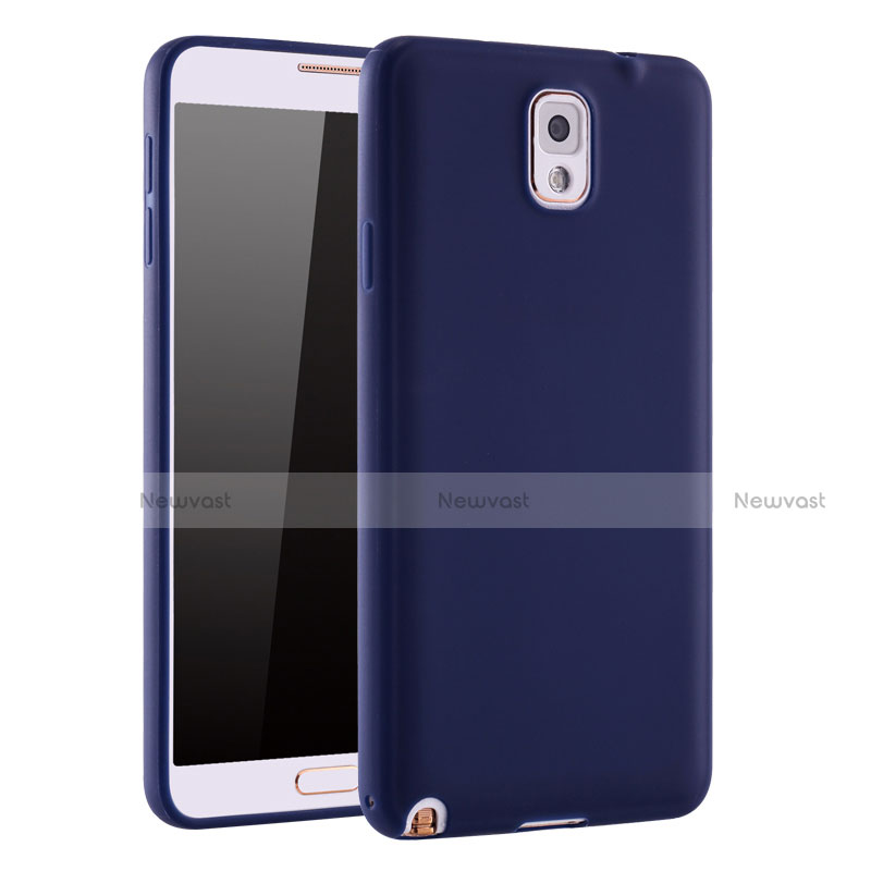 Ultra-thin Silicone Gel Soft Case S01 for Samsung Galaxy Note 3 N9000 Blue