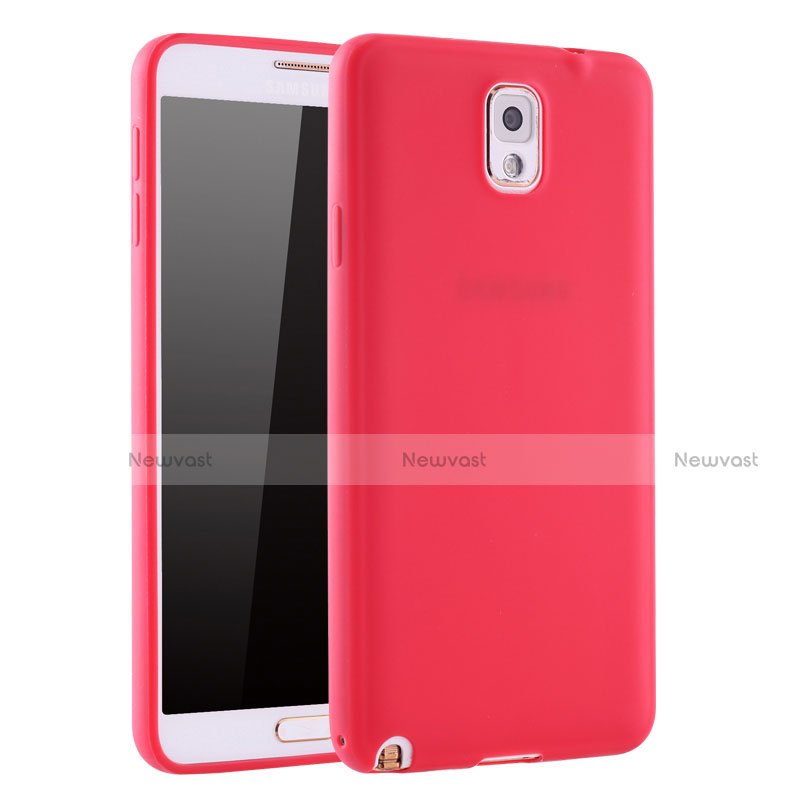 Ultra-thin Silicone Gel Soft Case S01 for Samsung Galaxy Note 3 N9000 Red