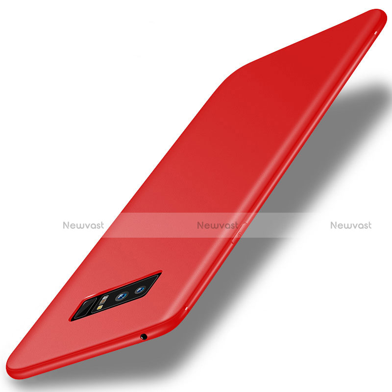 Ultra-thin Silicone Gel Soft Case S01 for Samsung Galaxy Note 8 Duos N950F Red