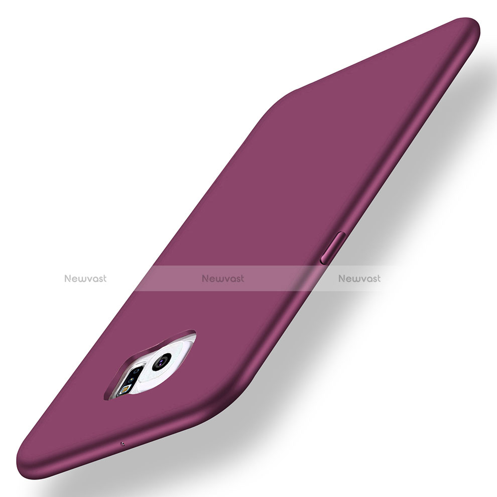 Ultra-thin Silicone Gel Soft Case S01 for Samsung Galaxy S6 Edge+ Plus SM-G928F Purple