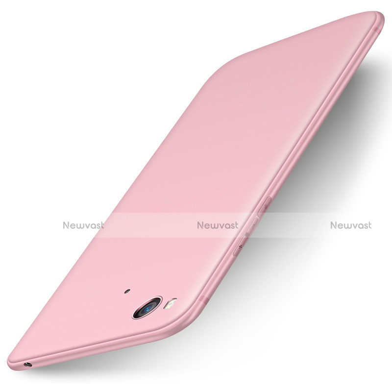 Ultra-thin Silicone Gel Soft Case S01 for Xiaomi Mi 5S 4G Pink