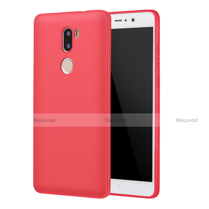 Ultra-thin Silicone Gel Soft Case S01 for Xiaomi Mi 5S Plus Red