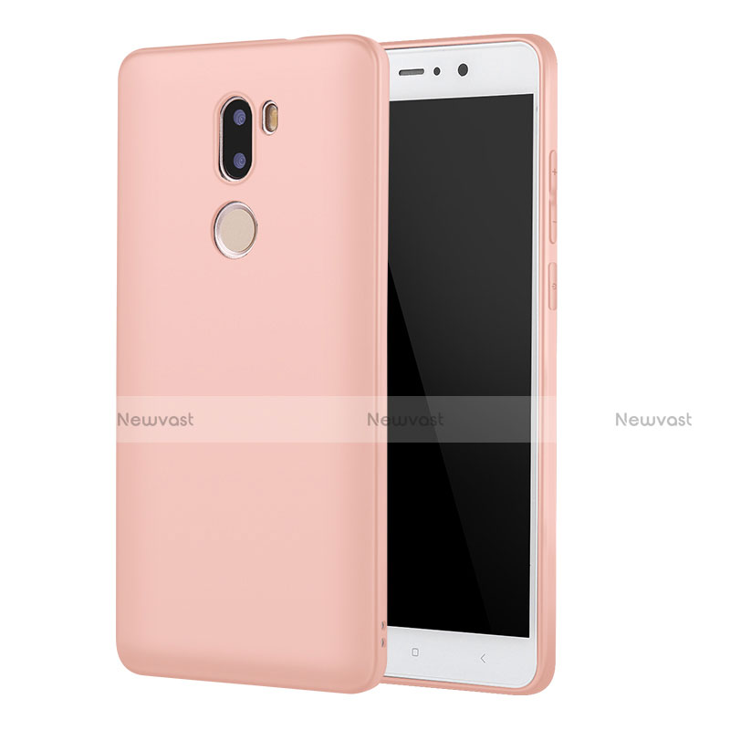 Ultra-thin Silicone Gel Soft Case S01 for Xiaomi Mi 5S Plus Rose Gold