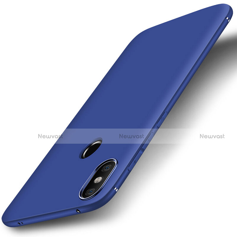 Ultra-thin Silicone Gel Soft Case S01 for Xiaomi Mi A2 Lite Blue