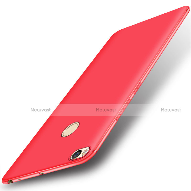 Ultra-thin Silicone Gel Soft Case S01 for Xiaomi Mi Max 2 Red