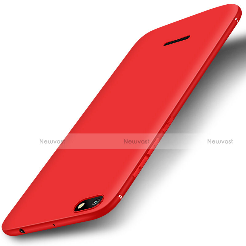 Ultra-thin Silicone Gel Soft Case S01 for Xiaomi Redmi 6A Red