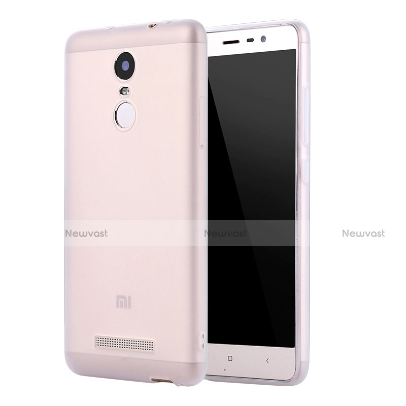 Ultra-thin Silicone Gel Soft Case S01 for Xiaomi Redmi Note 3 MediaTek Clear