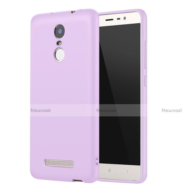 Ultra-thin Silicone Gel Soft Case S01 for Xiaomi Redmi Note 3 MediaTek Purple