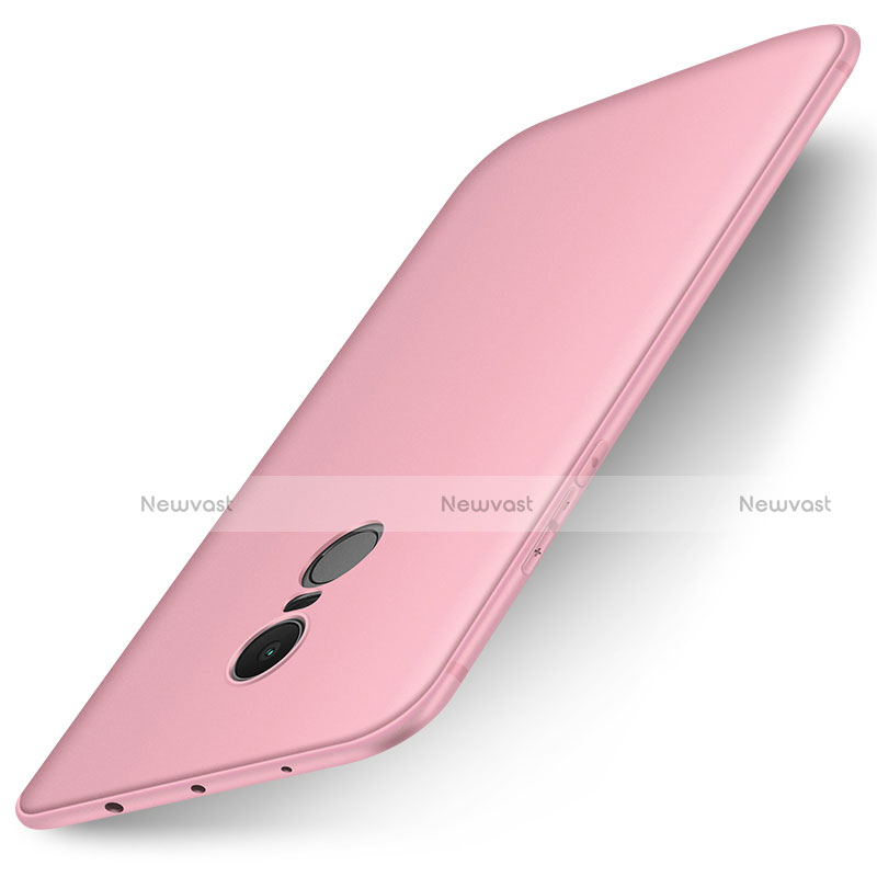 Ultra-thin Silicone Gel Soft Case S01 for Xiaomi Redmi Note 4X High Edition Pink